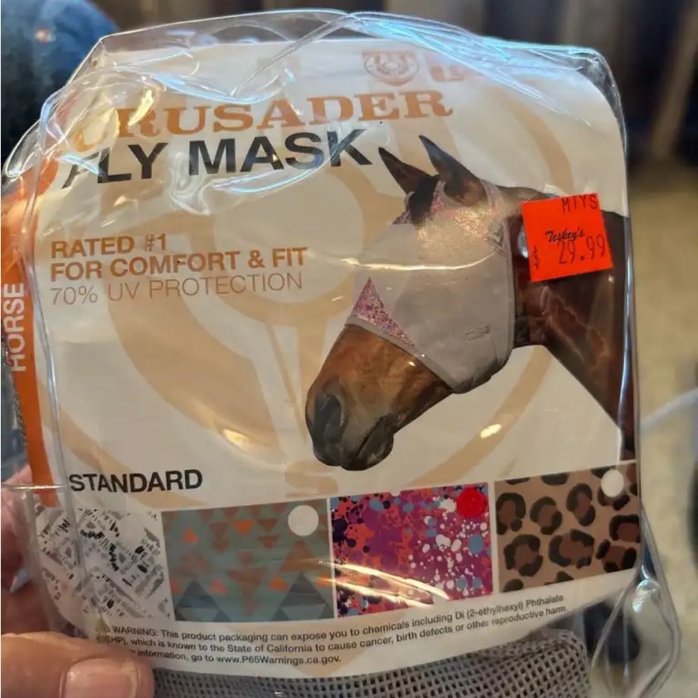 Crusader Horse Fly Mask